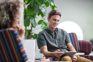 Colleagues in a meeting