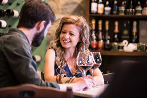 Young couple on a date