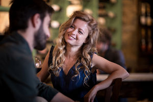 Young couple on a date