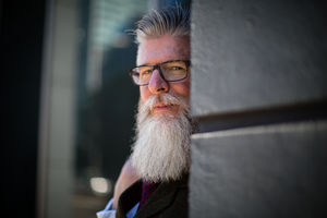 Portrait of senior with beard