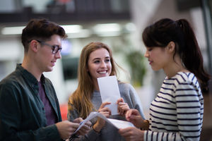 Students  nervous about opening exam results
