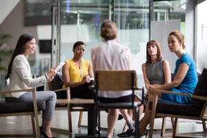 Group of businesswomen in a meeting