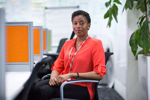 Portrait of successful african american businesswoman