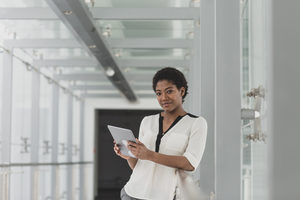 Portrait of African American businesswoman