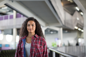 Portrait of female student