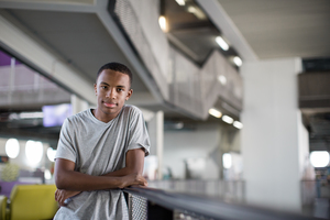 Portrait of African American male student