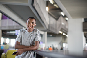 Portrait of African American male student