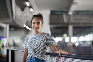 Portrait of female student